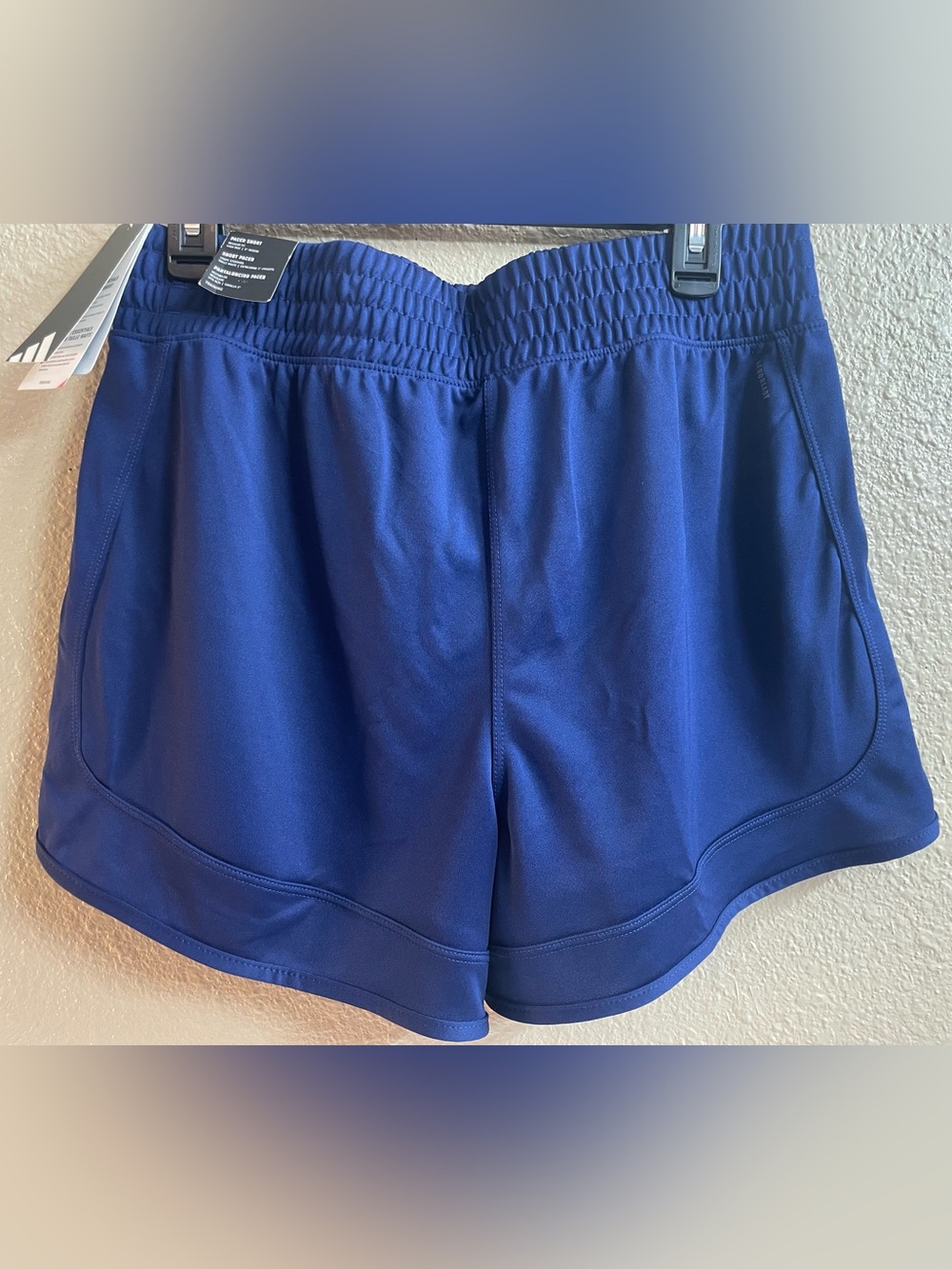 Adidas Women’s High Rise Pacer Short US L 3”  Dark Blue - Picture 2 of 14